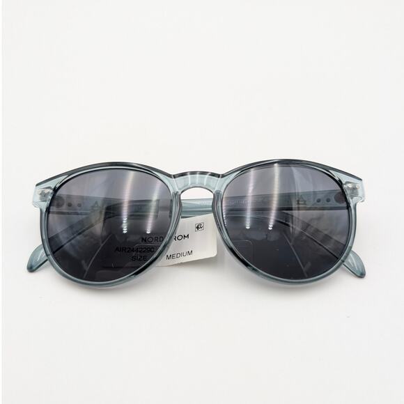 Aire Accessories - Aire Karma Unisex Round Sunglasses Steel Frame with Smoke Mono Lens One Size